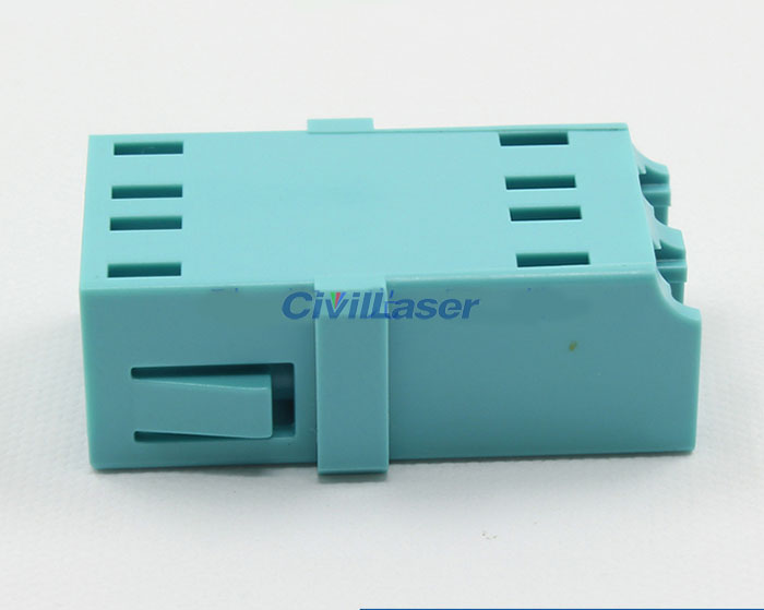 Multimode Double Core Plastic LC Fiber Optic Adapter